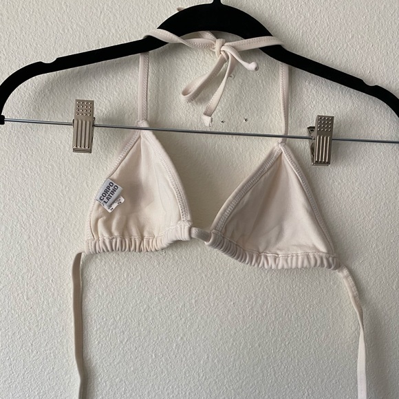 SOLD white bikini top - Picture 2 of 3